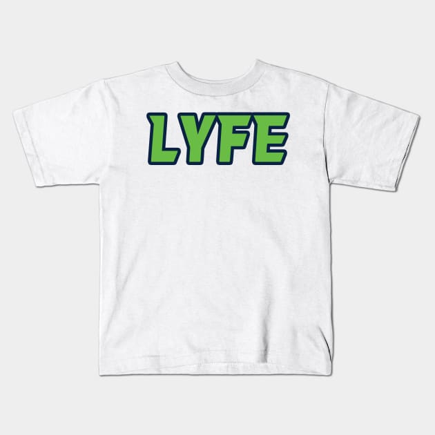 Seattle LYFE!!! Kids T-Shirt by OffesniveLine